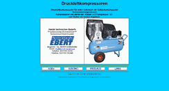Desktop Screenshot of druckluftkompressoren.com