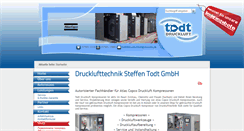 Desktop Screenshot of druckluftkompressoren.de