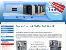 Tablet Screenshot of druckluftkompressoren.de